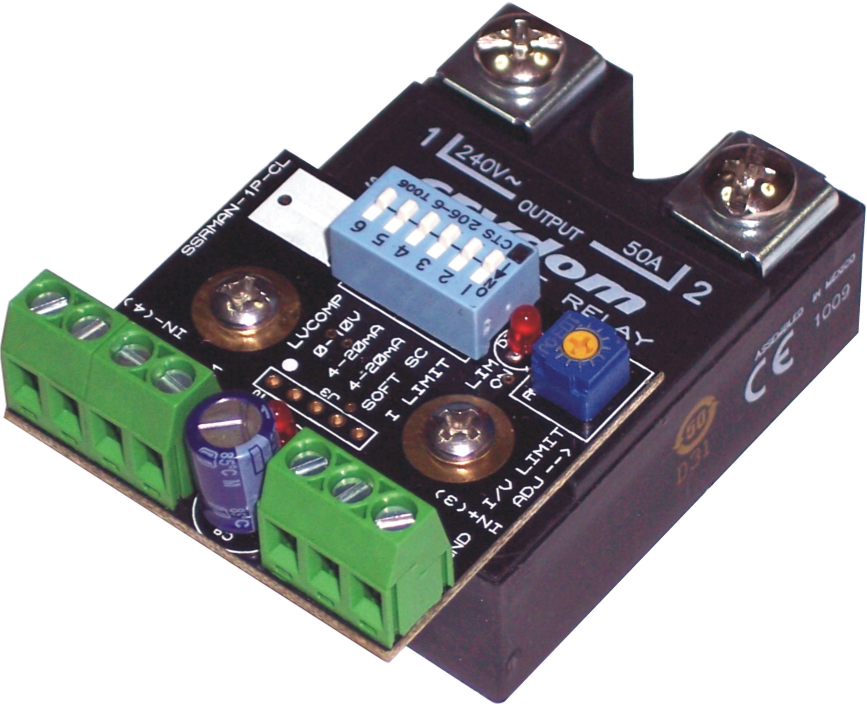 Solid State Relay Phase Angle Controller Current Limit & Soft Start